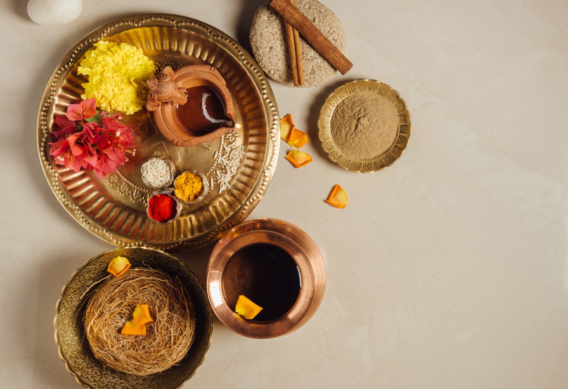 Oil bathing rituals during Deepavali